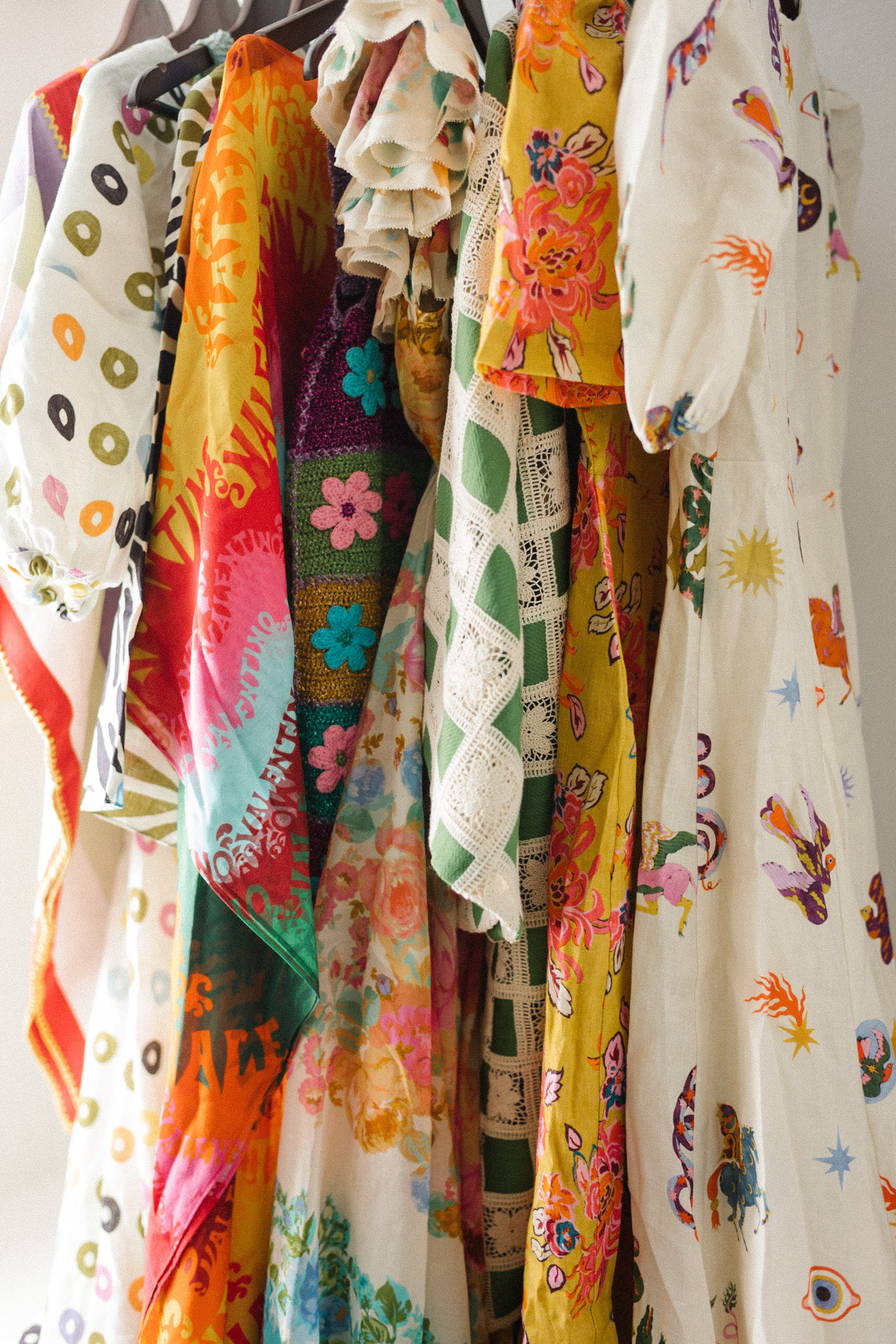 colorful wardrobe