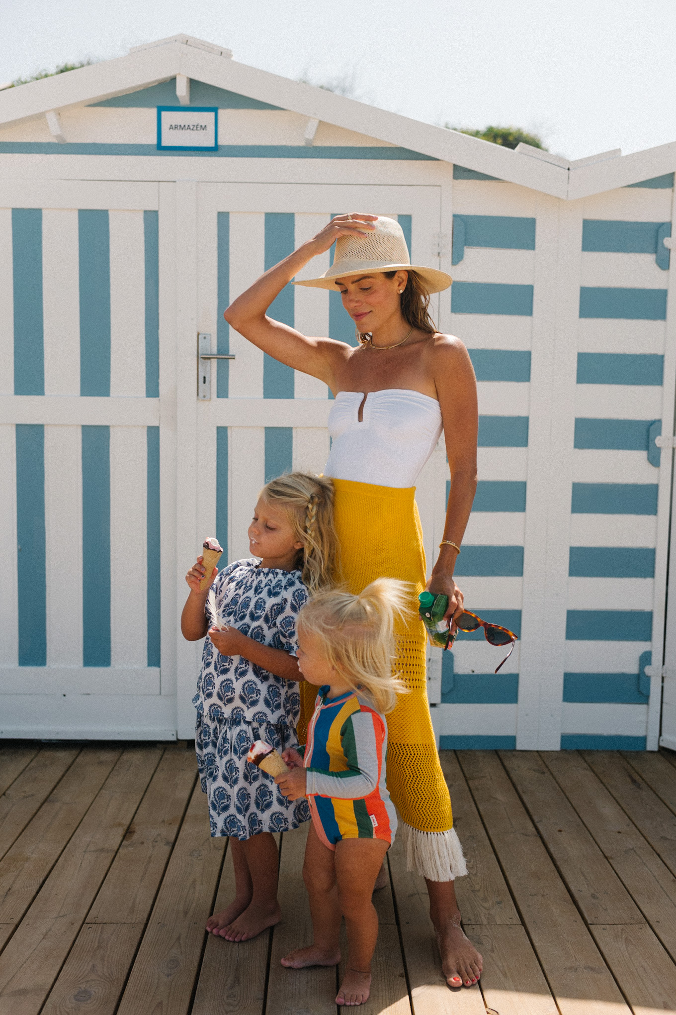 yellow crochet skirt set white swim